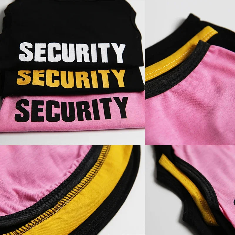 Security Pet T-Shirt Clothing Costume for Small Dogs *Free Shipping