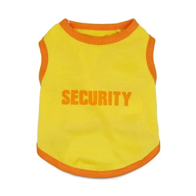 Security Pet T-Shirt Clothing Costume for Small Dogs *Free Shipping
