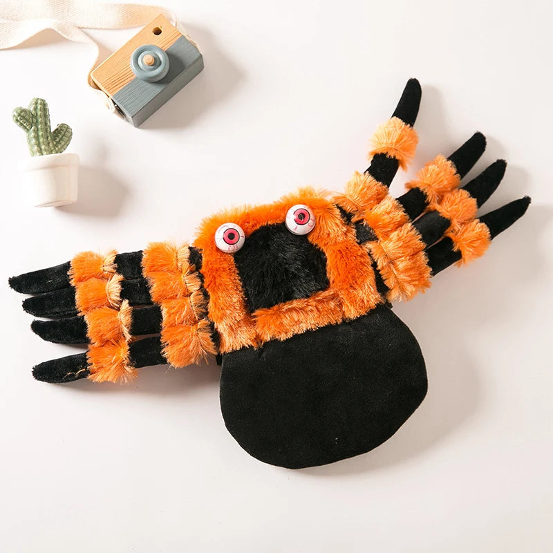 Pet Halloween Cute Red Eyed Spider Chest Back Transformation Costume *Free Shipping