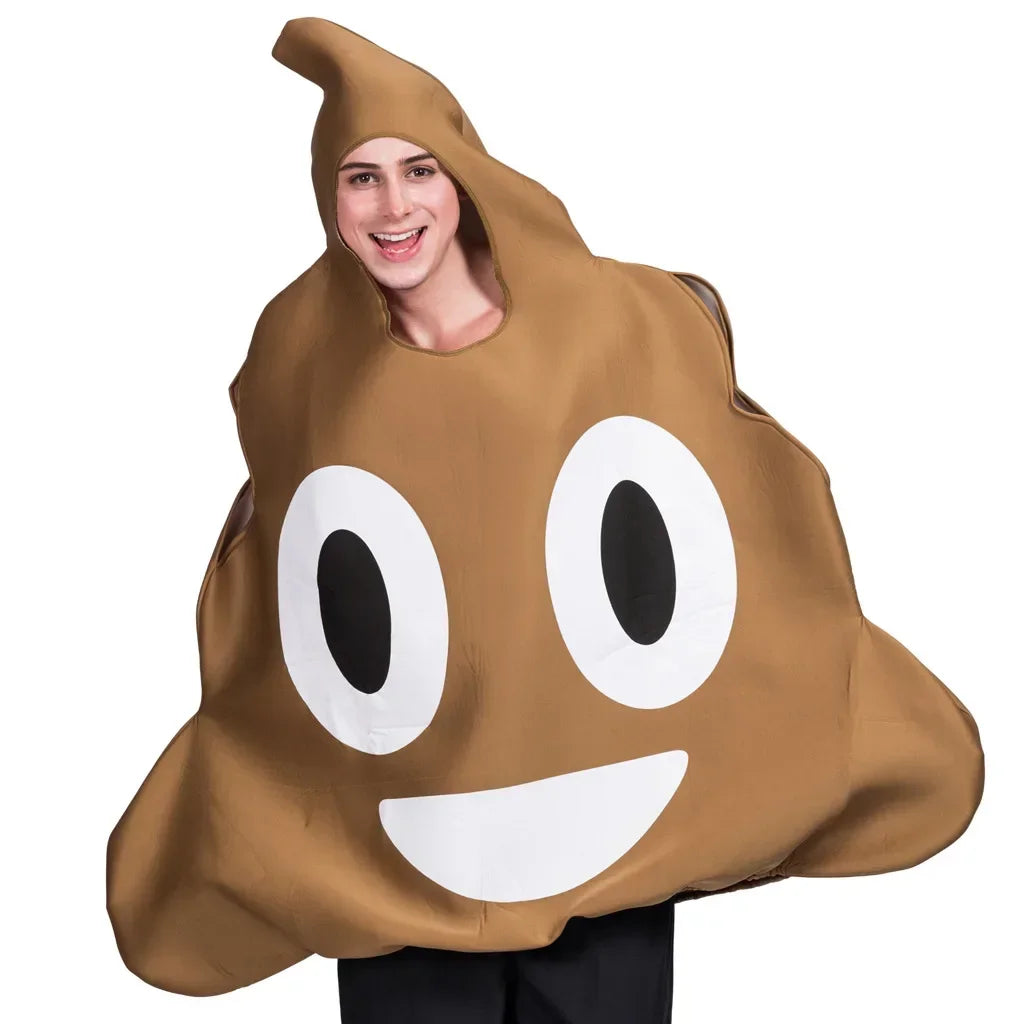Funny Poop Prank Halloween Costume Mascot Clothes