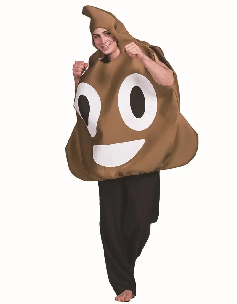 Funny Poop Prank Halloween Costume Mascot Clothes