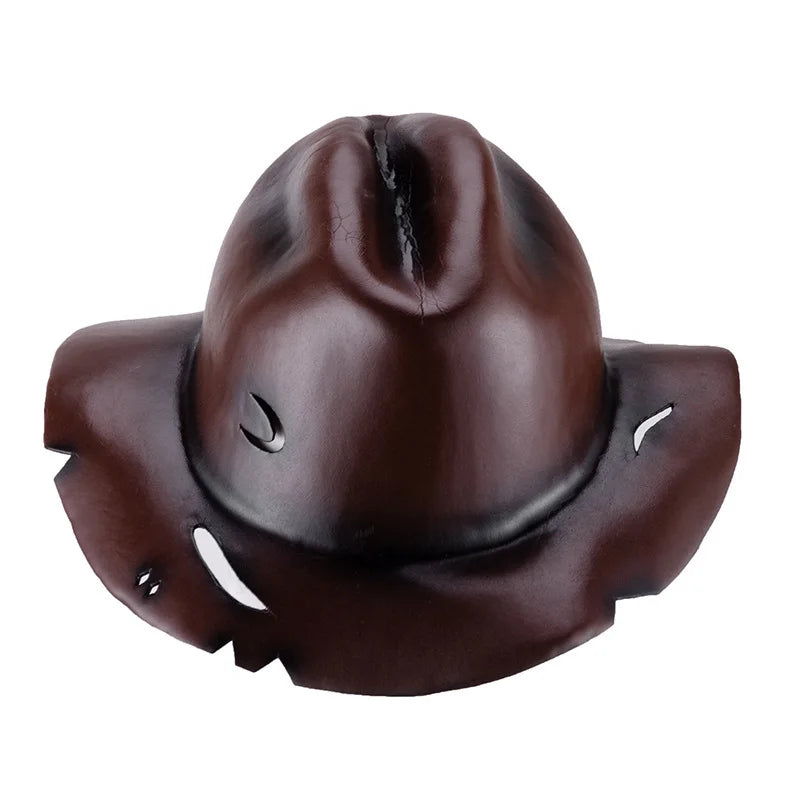 Freddy Cosplay Adult Sweater Red Striped Knitting Top Coat Hat Mask Costume *Free Shipping