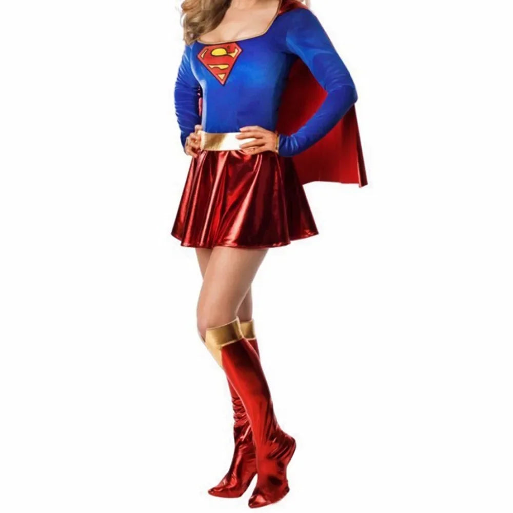 Women Superhero Superwomen Costume Halloween *Free Shipping