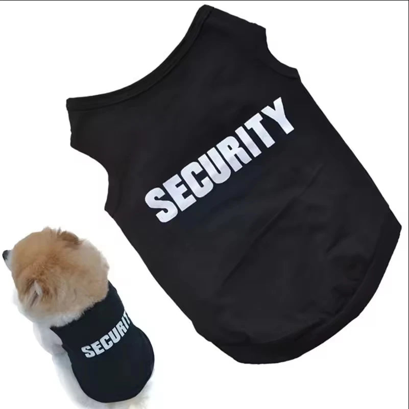 Security Pet T-Shirt Clothing Costume for Small Dogs *Free Shipping