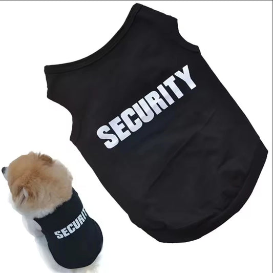 Security Pet T-Shirt Clothing Costume for Small Dogs *Free Shipping