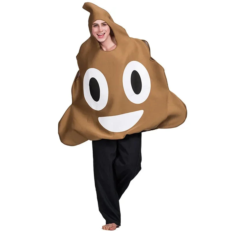 Funny Poop Prank Halloween Costume Mascot Clothes