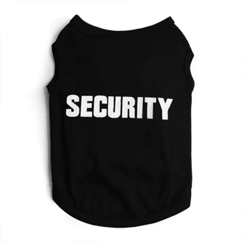 Security Pet T-Shirt Clothing Costume for Small Dogs *Free Shipping