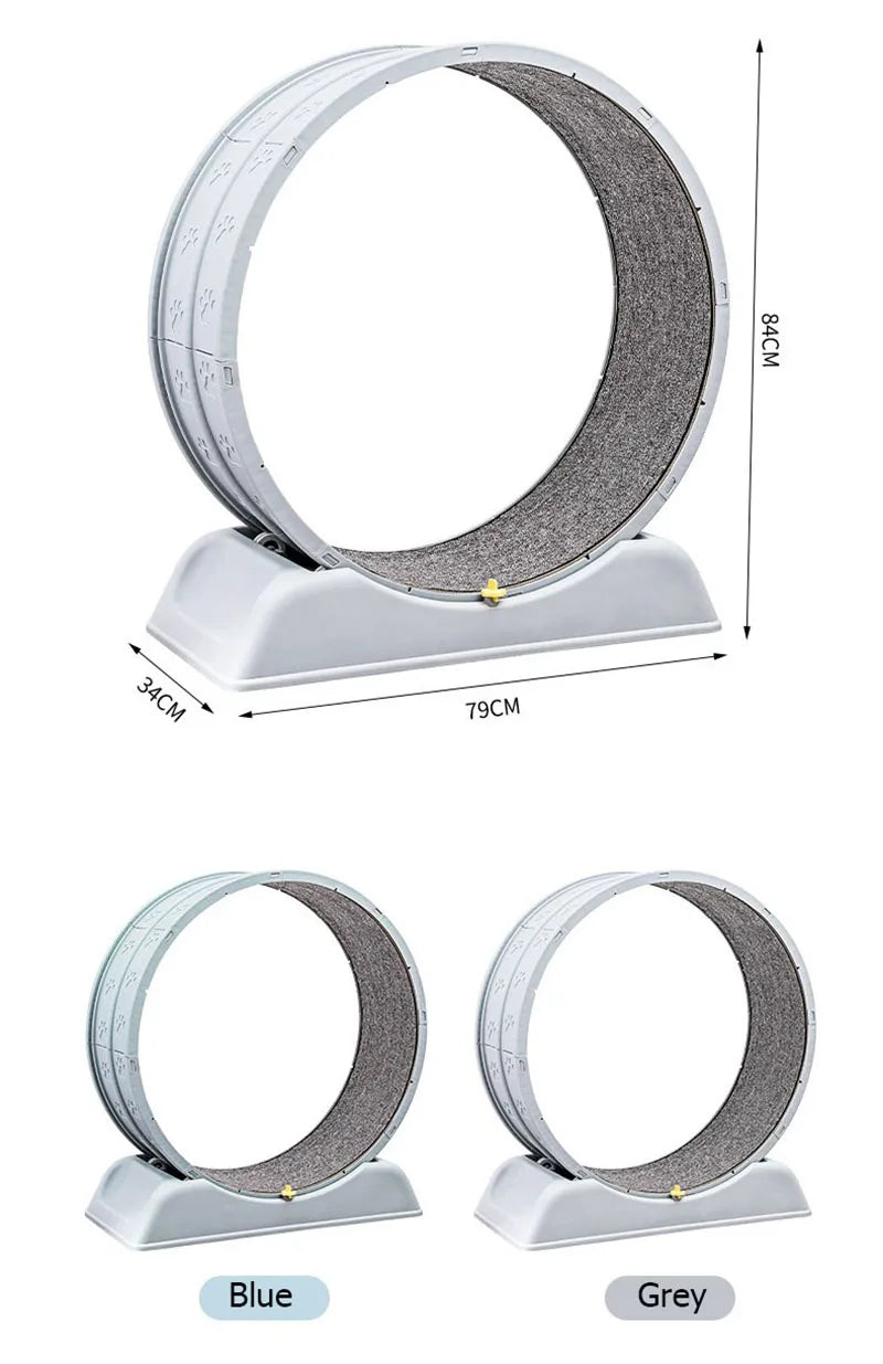 Pet  treadmill fitness exercise, silent cat running wheel, *FREE SHIPPING