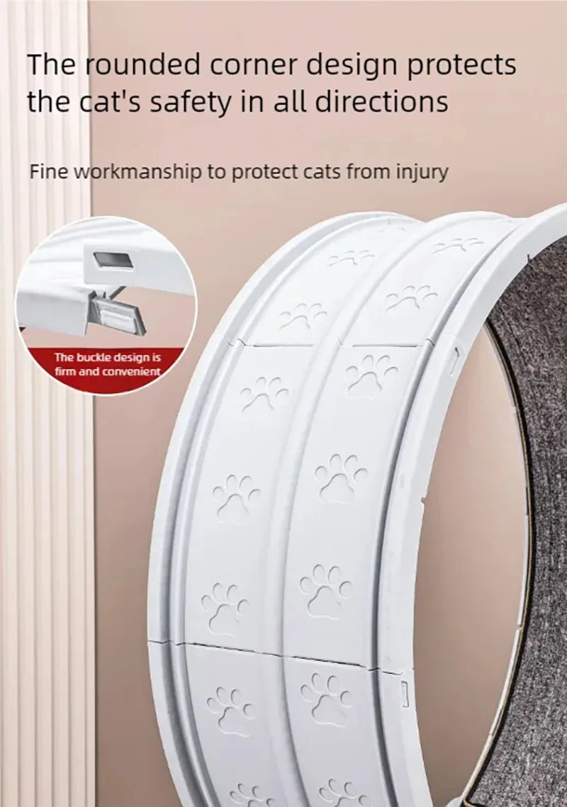 Pet  treadmill fitness exercise, silent cat running wheel, *FREE SHIPPING