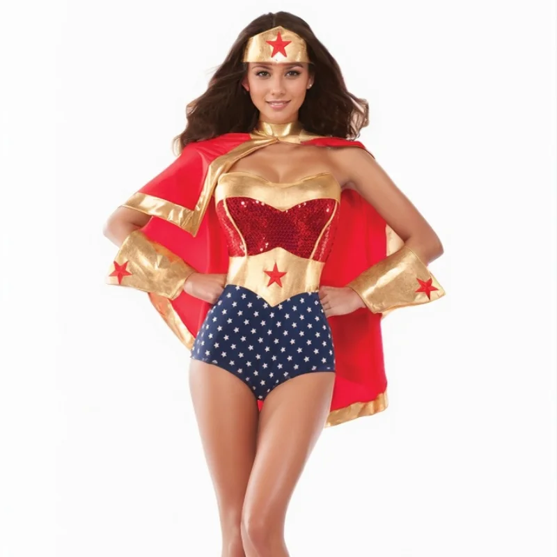 Wonder Woman Halloween Cosplay Costume *Free Shipping
