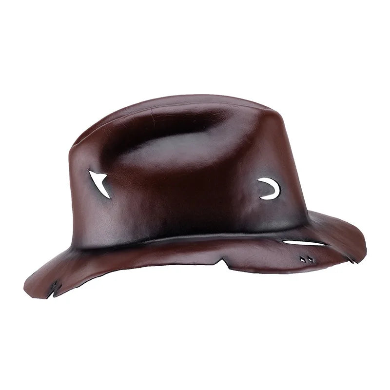 Freddy Cosplay Adult Sweater Red Striped Knitting Top Coat Hat Mask Costume *Free Shipping