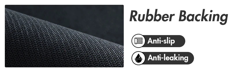 Pet Feeding Placemat for Food and Water Bowl, with Waterproof Rubber Backing, Quick Dry Water Mat for Dog Cat