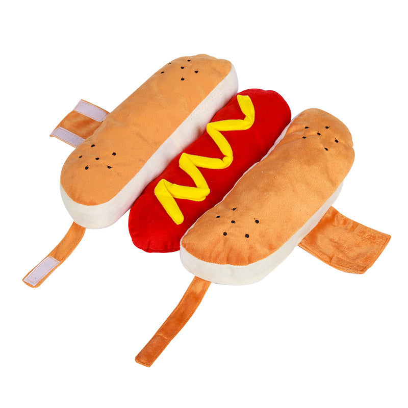Funny Halloween Costumes For Dogs Clothing Hot Dog Design