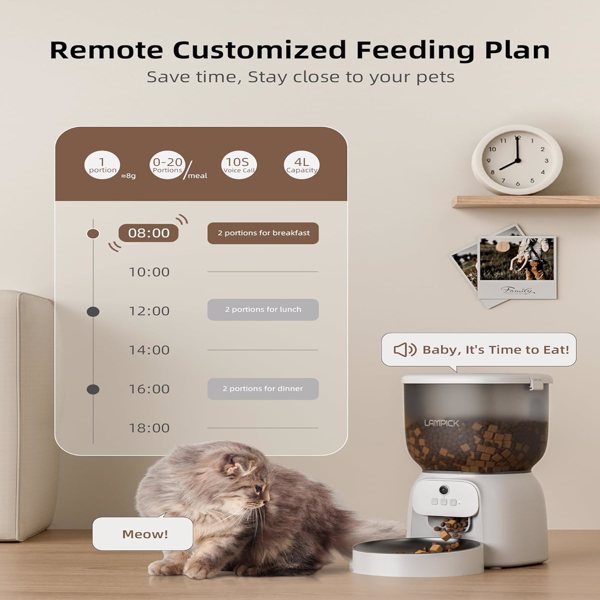 Automatic Cat Feeder With Camera,
