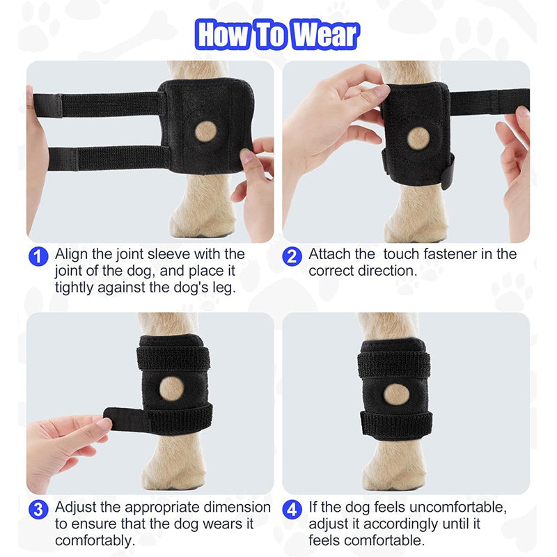 Pet Dog Leg Guard Joint Knee Pads ACL Ligament Tear Protection Assisted Rehabilitation Cat Joint 1pcs