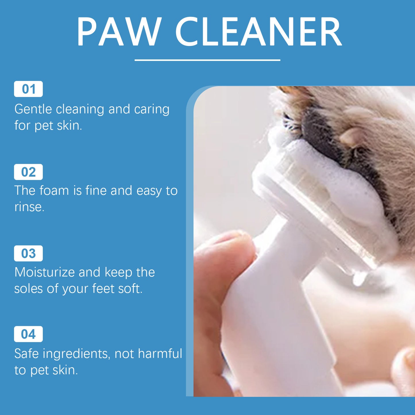 Dog Cat Cleaning Paw Foot Cleaning Foot Care Foam