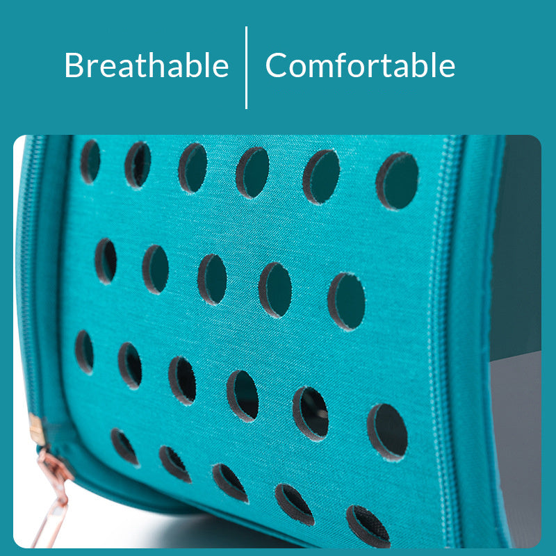 Double Fish Transparent Dog Bag Puppy Cat Cane Backpack Access *FREE SHIPPING