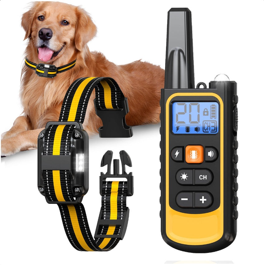 ElDog Pet Training Collar Rechargeable Waterproof Electric Shock Anti Bark R800m