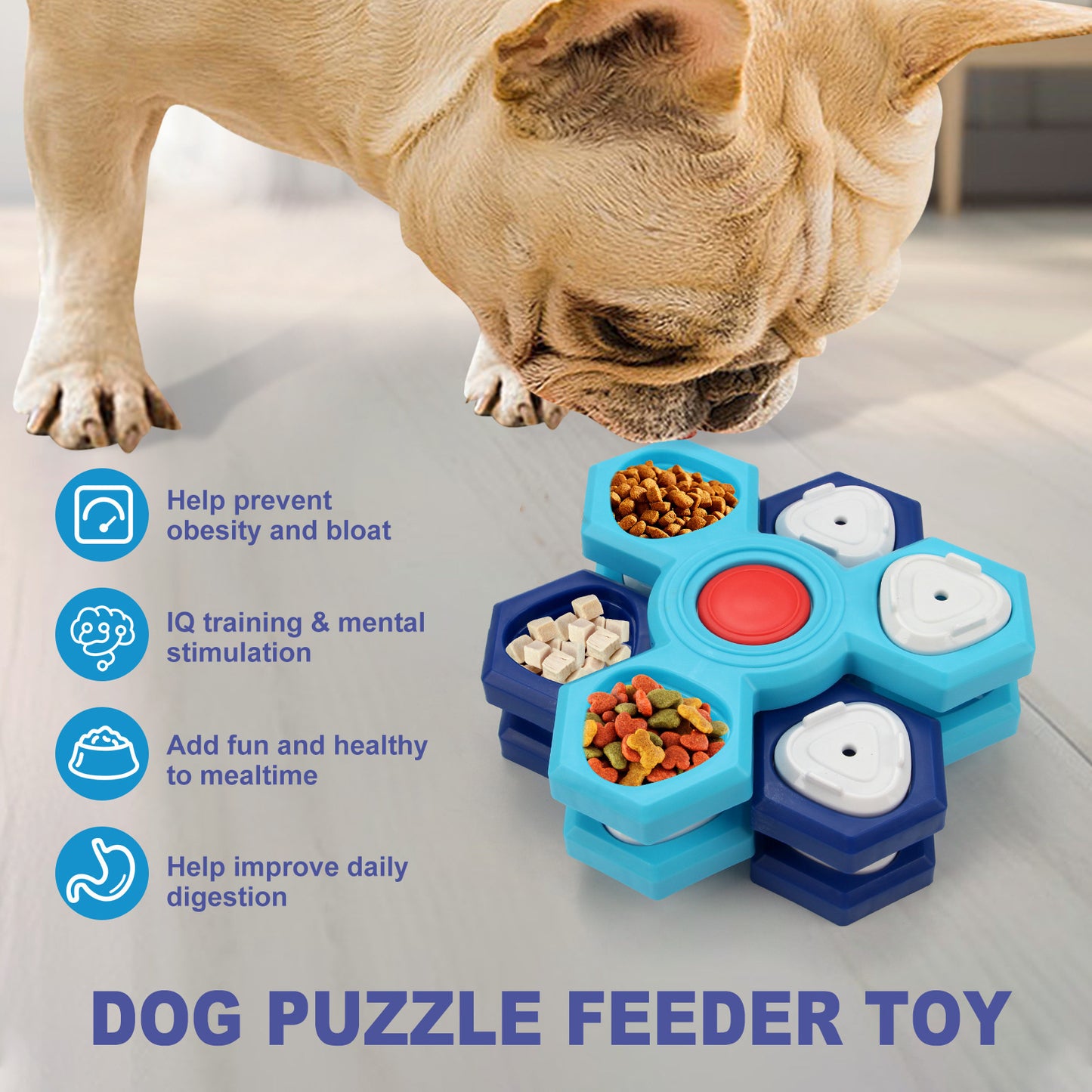 Pet Slow Feeder Bowl