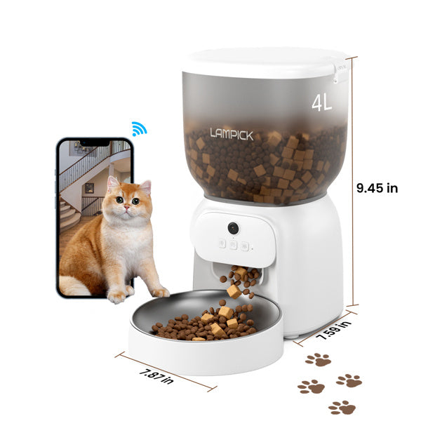 Automatic Cat Feeder With Camera,