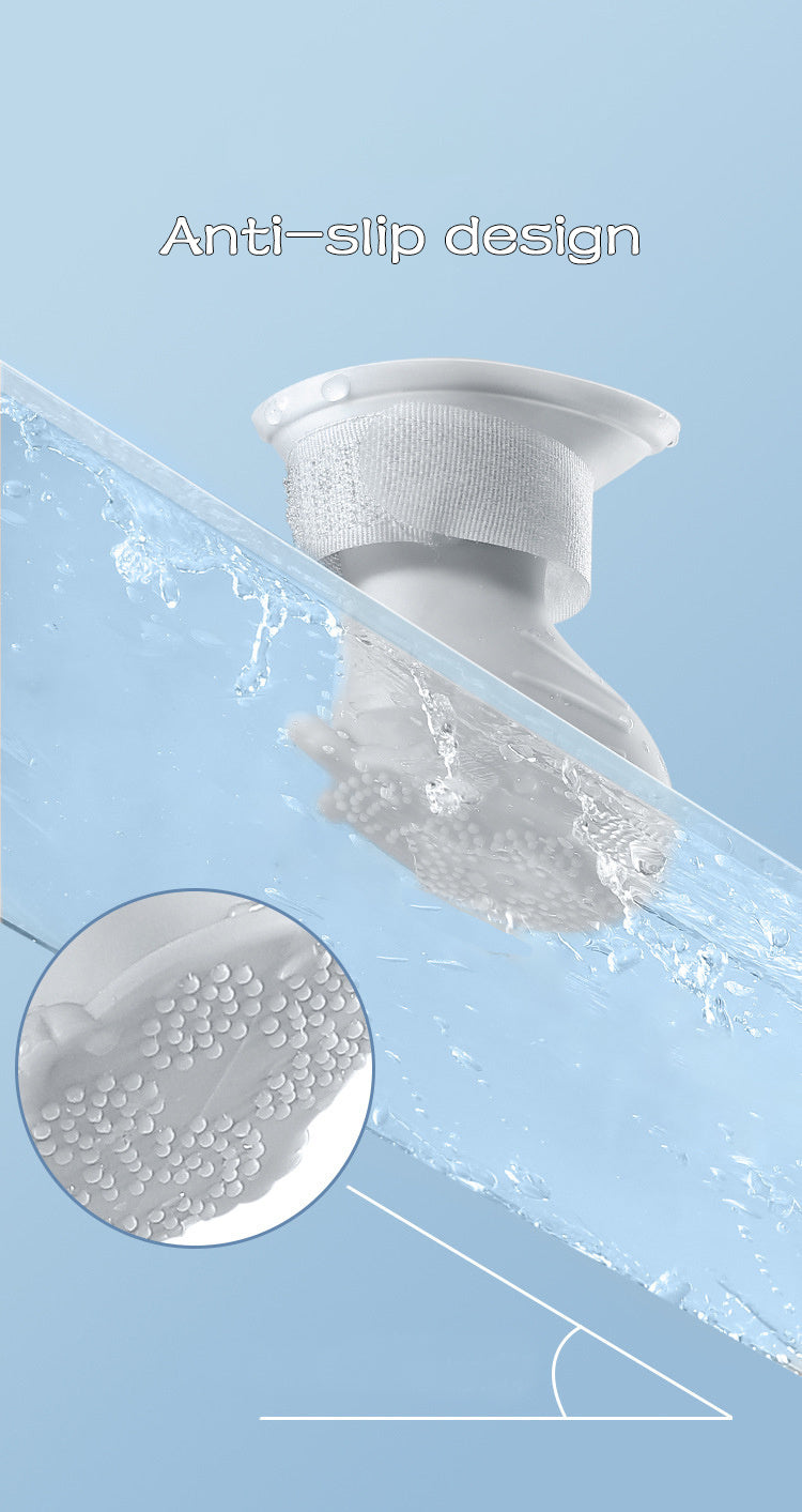 Dog/Cat  Rain Boots 4Pcs Waterproof Silicone Non-Slip Footwear Soft Bottom Shoes