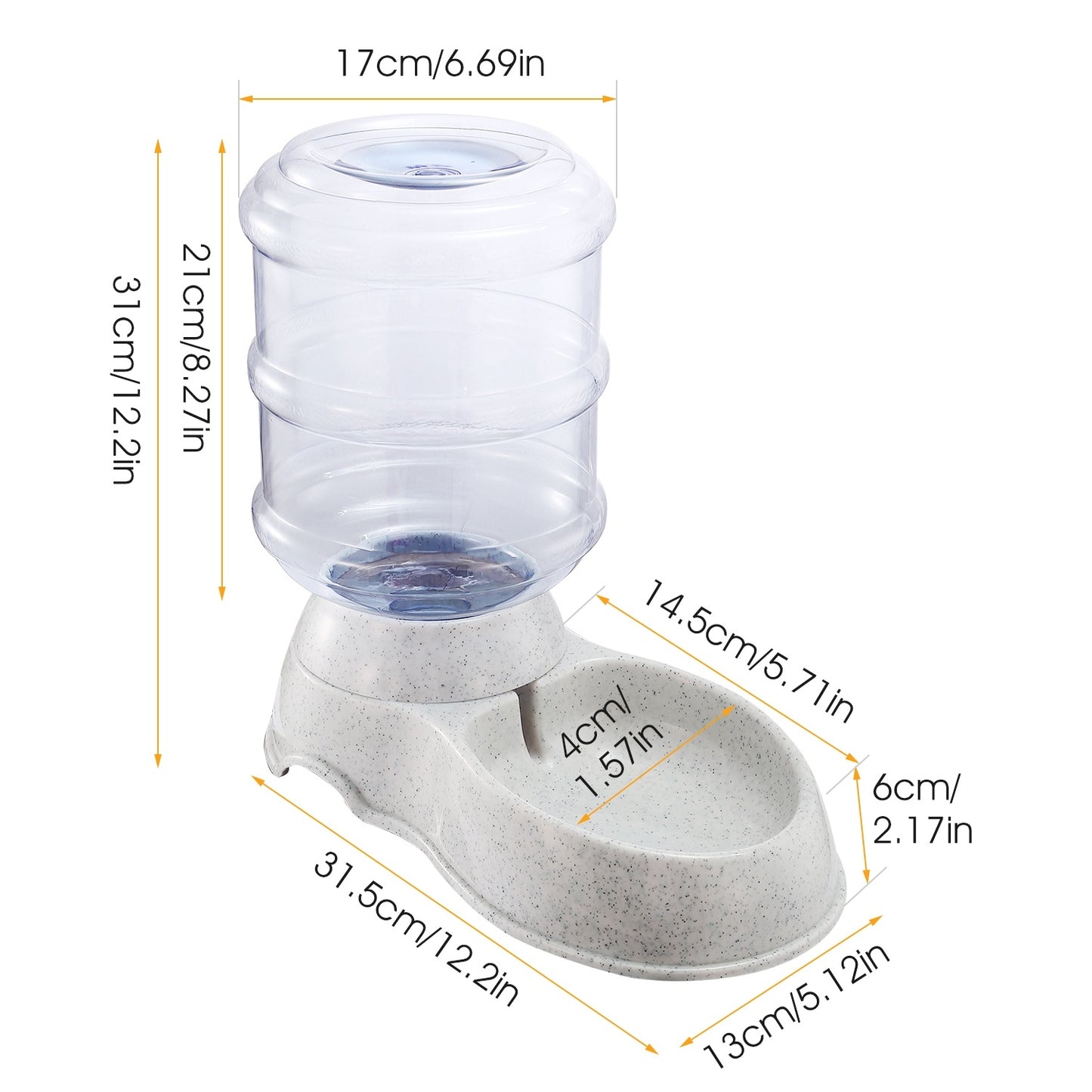 3.5L 1Gal Pet Water Dispenser Self-Dispensing Gravity