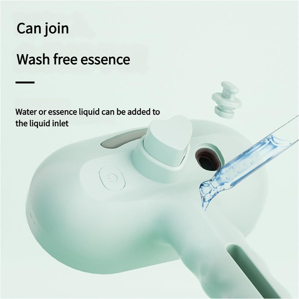 2025 New Chevaroo 3-in-1 Self-Cleaning Steam Pet Brush For Shedding, Silicone Bristle Head 360 Rotating