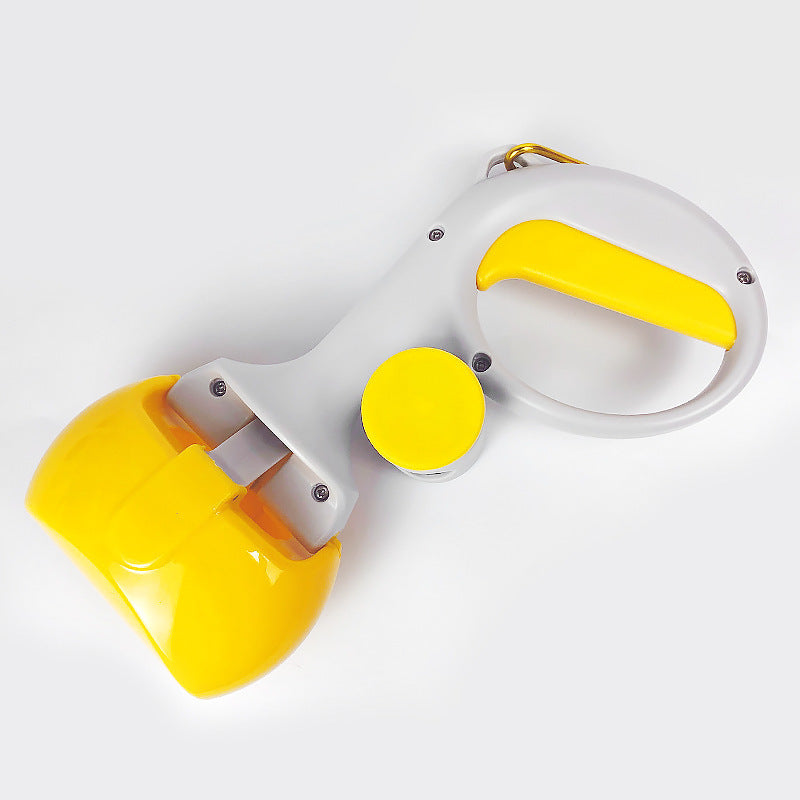 Pet Pooper Scooper With Trash Bags Holder Non-Breakable High Strength Material For Easy Grass And Gravel Pick Up Including A Roll Of Trash Bag