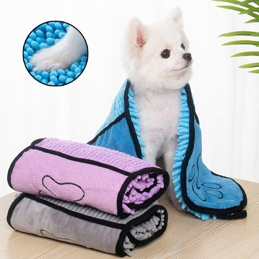 * Free Shipping Super Absorbent Dog Microfiber Bath Quick-Drying Towels Pet Products