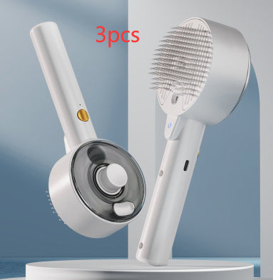 Animal Hair Remover Brush Dog And Cat Steam Brush Pet Self Cleaning Grooming