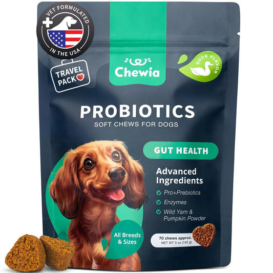 Probiotics For Dogs Support Gut Health Immunity Yeast Balance Itchy Skin Allergies Probiotics And Digestive Enzymes 180 Probiotic Chews For Dogs