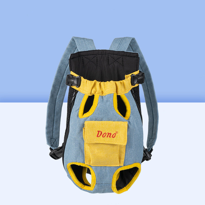 Puppy/Kitten Travel Chest Bag Front Carrier Breathable Cute New Portable Backpack Cross Shoulder Strap