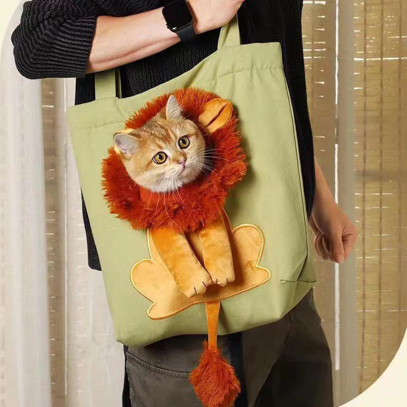 Cat Diaper Portable Pet Bag Canvas Shoulder