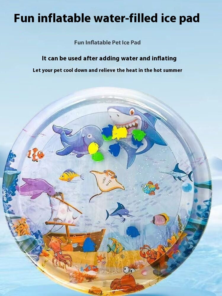 Summer Cooling Pet Water Bed Cushion Sleeping Square Mat For Pets