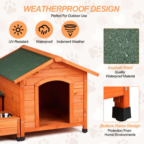 88x106x77cm Cat And Dog House