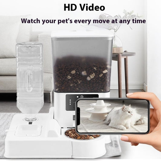 Double Bowl Intelligent Surveillance Video Feeder Timing Quantitative