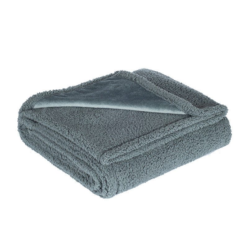 *Free Shipping Flannel Cotton Wool Sherpa Thick Pet Blanket Dog Kennel