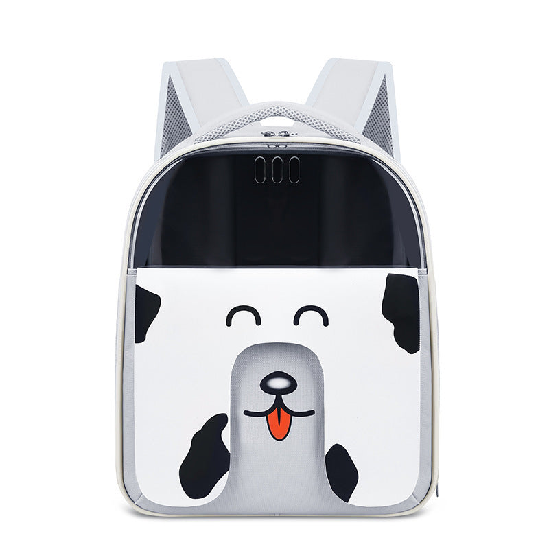 Large Capacity Backpack Portable Pet Bag Outdoor Travel