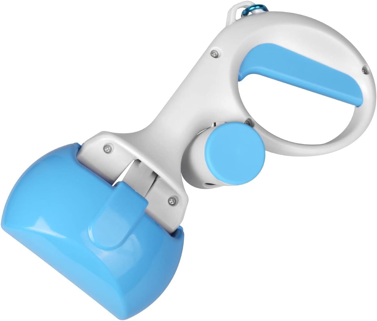 Pet Pooper Scooper With Trash Bags Holder Non-Breakable High Strength Material For Easy Grass And Gravel Pick Up Including A Roll Of Trash Bag