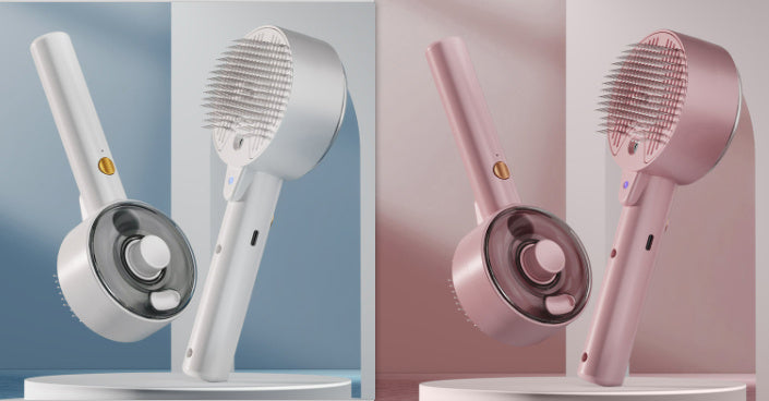 Animal Hair Remover Brush Dog And Cat Steam Brush Pet Self Cleaning Grooming