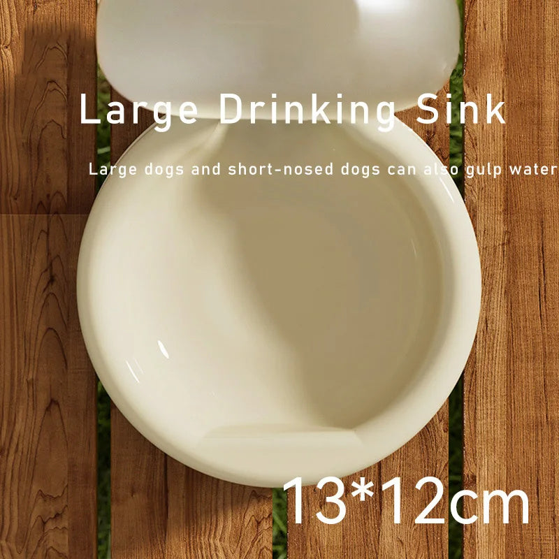 500ml Portable Pet Water Bottle Sealed Travel Fold Drinking Bowl Outdoor Water Dispenser