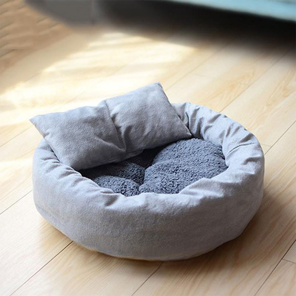 Dog Bed Soft Cat Plush Nest Kitten Puppy Chihuahua Bed With Pillow Dog Supplies